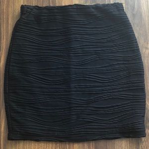 ☀️Black forever 21 mini skirt with texture